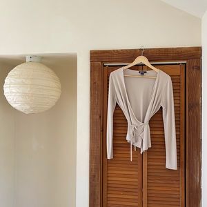 Vintage DKNY wrap shirt